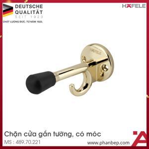 Móc chặn cửa tường màu vàng bóng Hafele 489.70.221