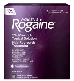 Mọc tóc nữ  Women's Rogaine Hair Regrowth Treatment, 3 tháng