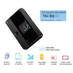 Modem 3G TPlink M5350 Tốc độ: 21.6Mbps