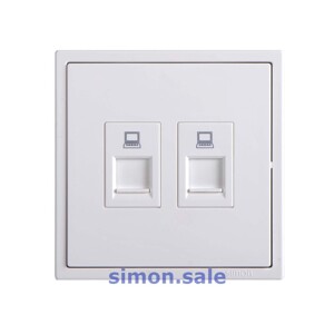 Module ổ cắm dữ liệu đôi Cat.5e Simon 725228