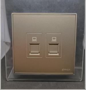 Module ổ cắm dữ liệu đôi Cat.5e Simon 725228