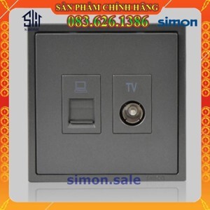 Module ổ cắm tivi và điện thoại Simon 705301