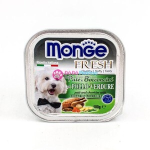 Monge-Pate gà và rau 100g