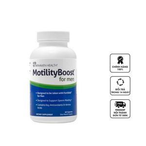 MotilityBoost for Men – tăng cường sinh lý, cải thiện hình thái và di chuyển của tinh trùng cho nam giới, 60 viên