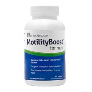 MotilityBoost for Men – tăng cường sinh lý, cải thiện hình thái và di chuyển của tinh trùng cho nam giới, 60 viên