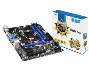 Bo mạch chủ - Mainboard MSI B85M-E45 - Socket 1150, Intel B85, 8 x DIMM, Max 64GB, DDR3