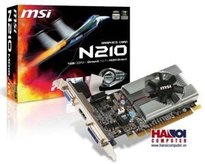 Card đồ họa (VGA Card) MSI N210-MD1GD3H/LP - GeForce 210, DDR3, 1GB, 64 bits, PCI-E 2.0