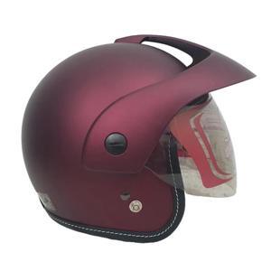 Mũ bảo hiểm GRS A360K trơn bóng (Đen)