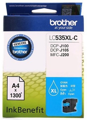 Mực hộp Brother LC-535XL (C/Y/M) - Dùng cho máy DCP-J100, J105, MFC-J200