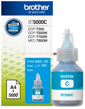 Mực in Brother BT5000C, Cyan Ink bottle (BT5000C)