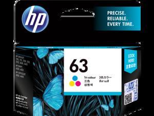 Mực in HP 63 Tri-color Original Ink Cartridge (F6U61AA)