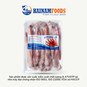 Mực trứng Hải Nam size 12cm up - 500g