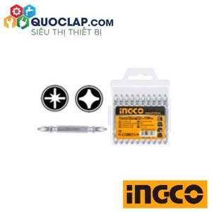 Mũi bắt vít 2 đầu PH2+PZ2x65mm Ingco SDB21HZ133