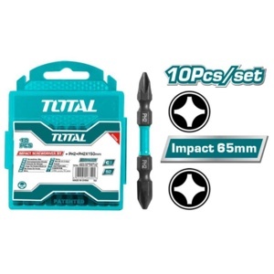 Mũi bắt vít hai đầu PH2+PH2x65mm (có  nam châm hít) TACIM16PH233