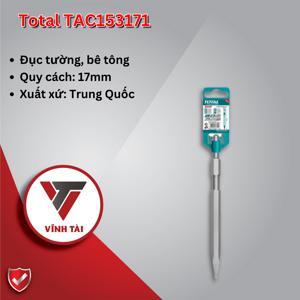 Mũi đục dẹp đuôi lục giác Total TAC153171 17x280mm