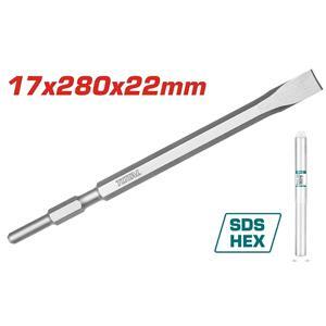 Mũi đục dẹp đuôi lục giác Total TAC153172, 17x280mm