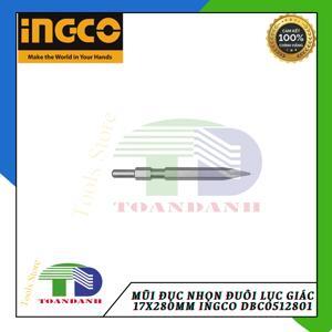 Mũi đục nhọn 17x280mm đuôi lục giác Ingco DBC0512801