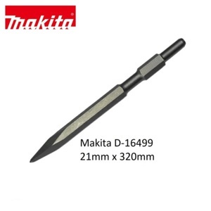 Mũi đục nhọn 21x320mm chuôi lục giác Makita D-16499