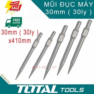 Mũi đục nhọn đuôi lục giác Total TAC1531301, 30x410mm