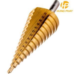 Mũi khoan bậc sọc thẳng phủ Ti-tan chuôi thẳng 4-32mm Makita D-40135