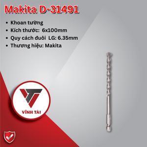 Mũi khoan bê tông chuôi lục giác Makita D-31491