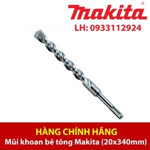 Mũi khoan bê tông SDS Max Makita D-33978, 20x340mm