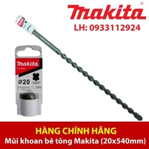 Mũi khoan bê tông SDS Max Makita D-33984, 20x540mm