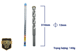 Mũi khoan bê tông SDS PLUS 12x310mm CFCooper C120310