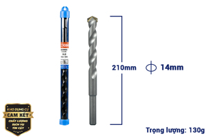 Mũi khoan bê tông SDS PLUS 14x210mm CFCooper C140210