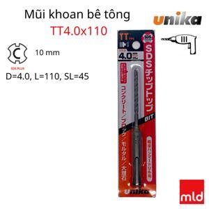 Mũi khoan bê tông  Unika TT4.0×110