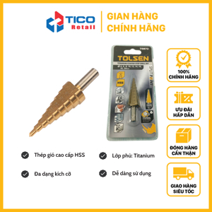 Mũi khoan bước titanium HSS Tolsen 75873