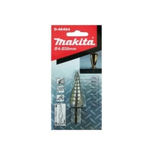 Mũi khoan côn bước cấp tròn Titan Makita D-46464, 4-20mm