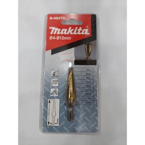 Mũi khoan côn bước cấp tròn Titan Makita D-46470, 4-12mm