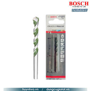 Mũi khoan đa năng chuôi kẹp 4x40/75mm Bosch 2608680697