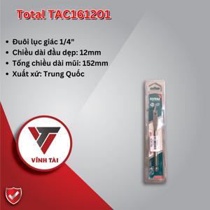 Mũi khoan gỗ đầu dẹp Total TAC161201 12mm