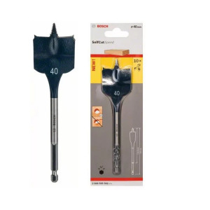 Mũi khoan gỗ đuôi cá Bosch 2608595502 40mm (Xám)