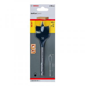 Mũi khoan gỗ đuôi cá Bosch 2608595501 38mm (Xám)