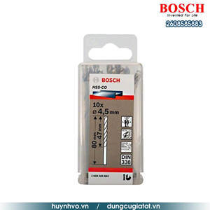 Mũi khoan inox Bosch 4.5mm 2608585883