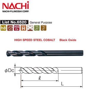 Mũi khoan inox Nachi L6520-011, 1.1mm