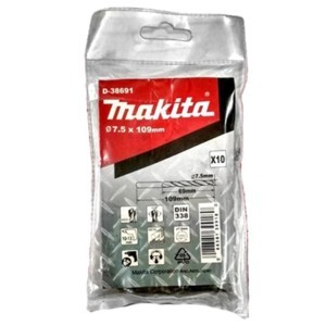 Mũi khoan kim loại HSS-R 7.5mm Makita D-38691 (Hộp 10 cái)