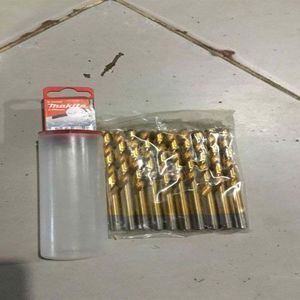 Mũi khoan kim loại HSS-TIN 10mm Makita D-43480 (Hộp 10 cái)