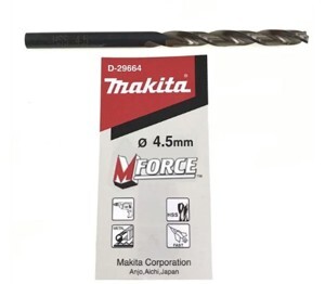 Mũi khoan kim loại M-Force HSS 4.5mm Makita D-29664