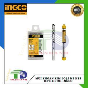 Mũi khoan kim loại M2 HSS 7.0mm Ingco DBT1110701