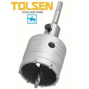 Mũi khoan lỗ khoét lỗ tường bê tông 100mm Tolsen 75896