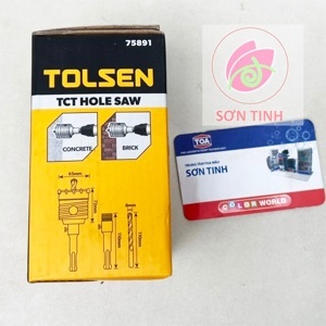 Mũi khoan lỗ khoét lỗ tường bê tông 65mm Tolsen 75891