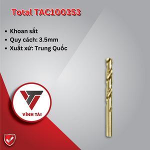 Mũi khoan sắt 3.5mm Total TAC100353