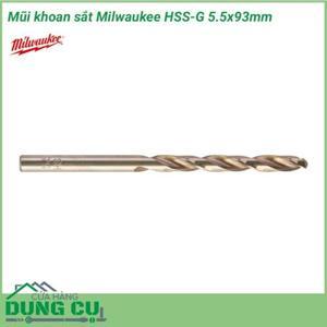 Mũi khoan sắt HSS-G Milwaukee 5.5x93mm