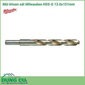 Mũi khoan sắt Milwaukee HSS-G 13.0x151mm