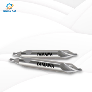 Mũi khoan tâm 2 đầu 60 không phủ 3 X 60ﾟX 8 Yamawa CE3.0-8