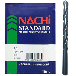 Mũi khoan trụ thép gió Nachi List500-0410, 4.1mm